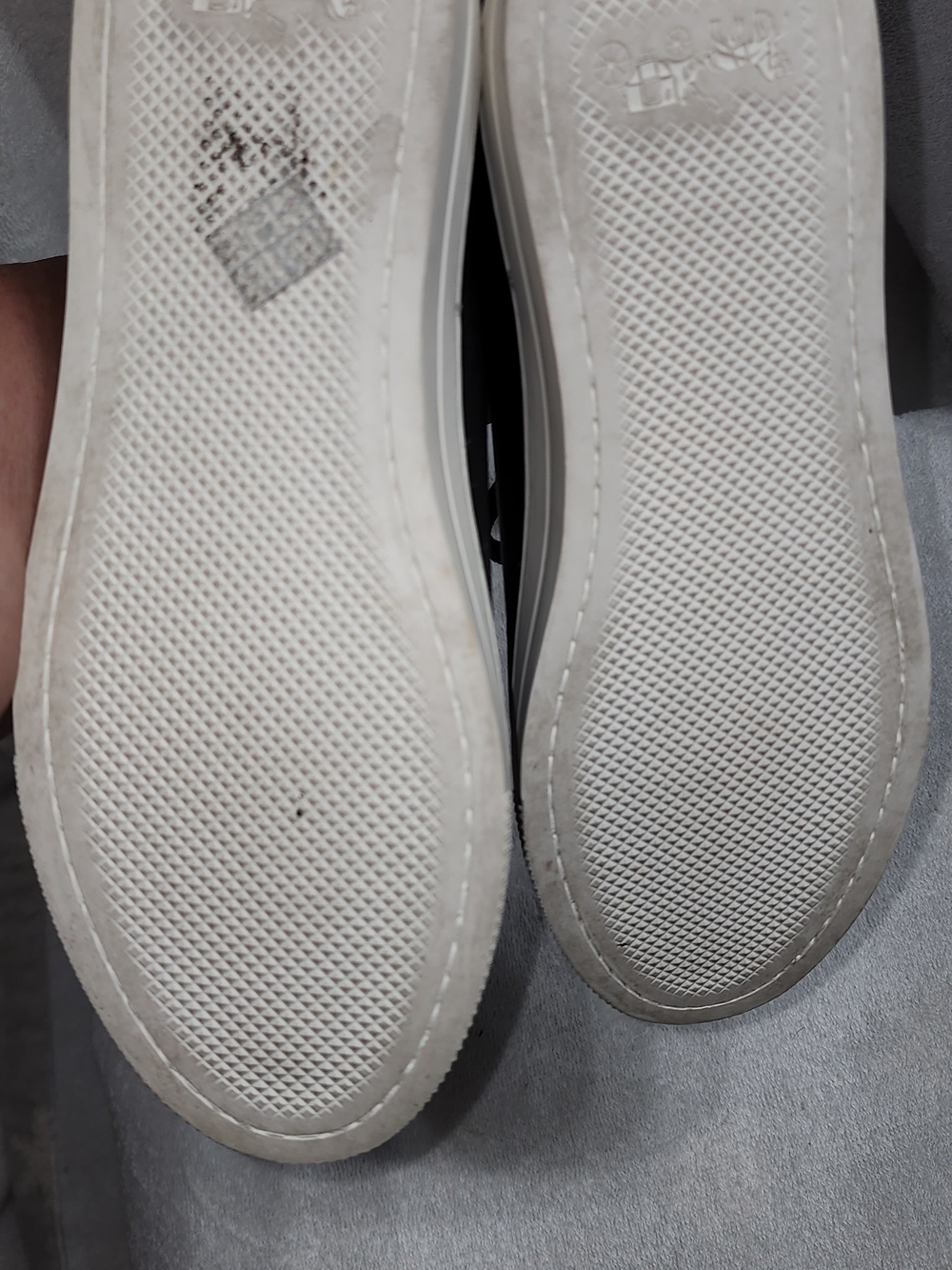 COACH Porter Black Leather Embellished Sneakers Stars Studs NYC Patches [Size] - Picture 8 of 13